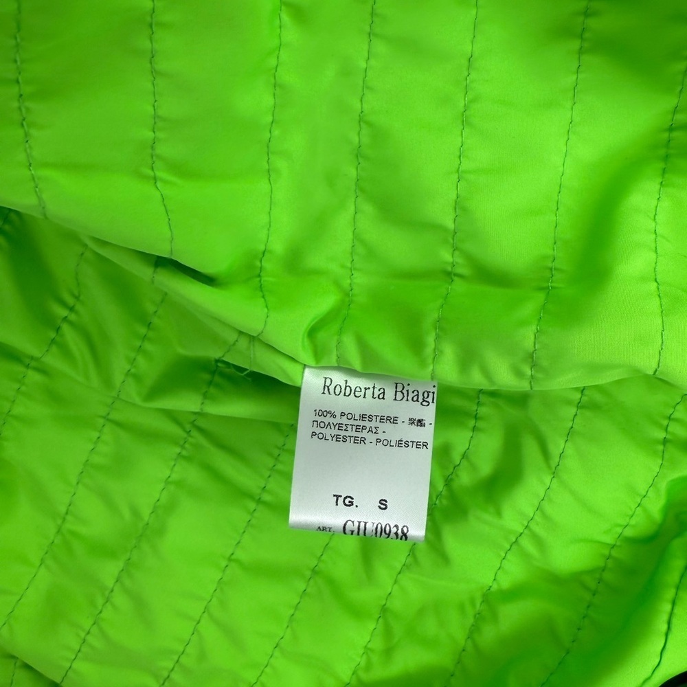 Roberta Biagi Neon Green Jacket - Picture 10 of 10
